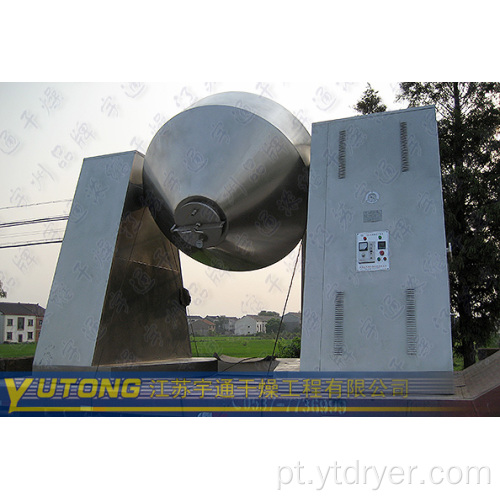 Secador rotativo de cone de vácuo para indústria química
